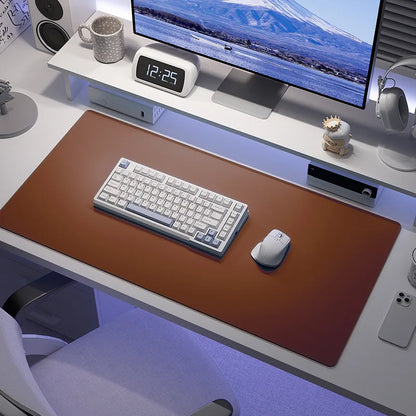 Leather Desk Mat | Large Mouse Pad, Keyboard Mat & Office Desk Protector