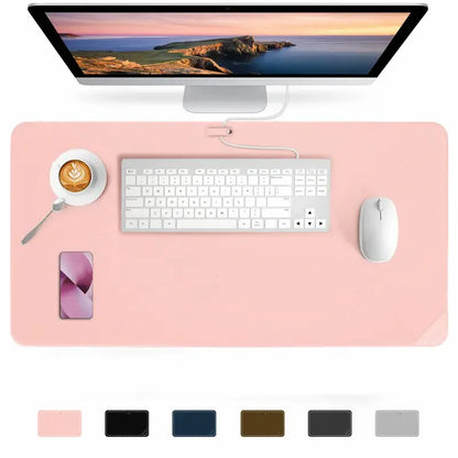 Leather Desk Mat | Large Mouse Pad, Keyboard Mat & Office Desk Protector