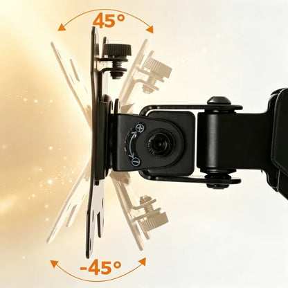 Single Monitor Arm for 13-35" Screens | Height Adjustable Ergonomic Stand with Dual Base