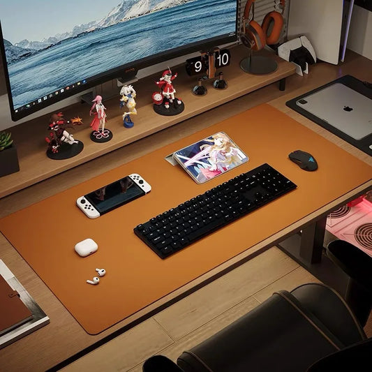 Leather Desk Mat | Large Mouse Pad, Keyboard Mat & Office Desk Protector