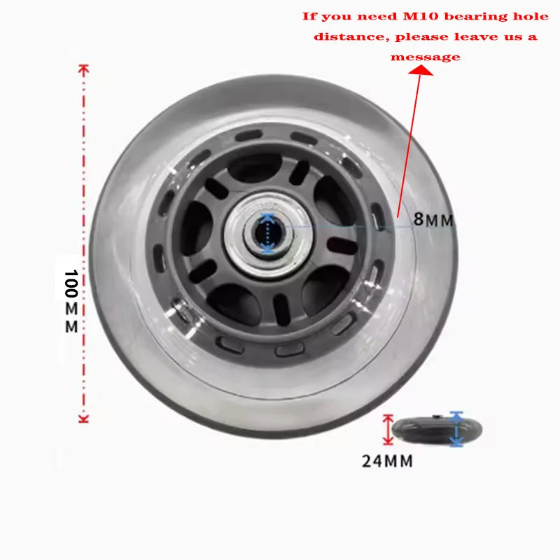 4 Pcs/lot Silent Caster 3 / 4 inch Single Wheel