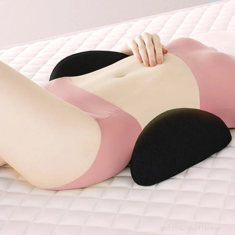 Memory Foam Lumbar Pillow | Ergonomic Back Support for Sleeping