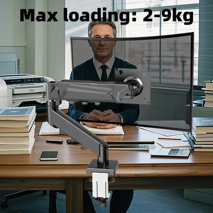 Single Monitor Arm for 13-32" Screens | Full Motion Swivel Desktop Stand