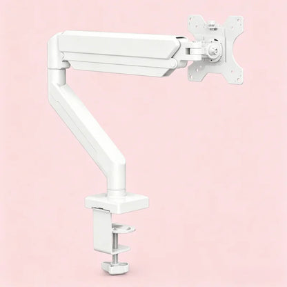 Single Monitor Arm for 13-35" Screens | Height Adjustable Ergonomic Stand with Dual Base